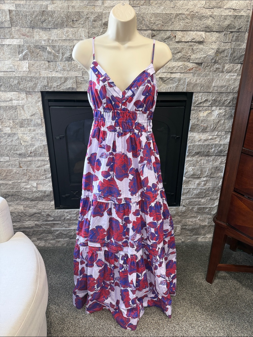 Somerset Floral Tiered Maxi Dress - Picture 5 of 7